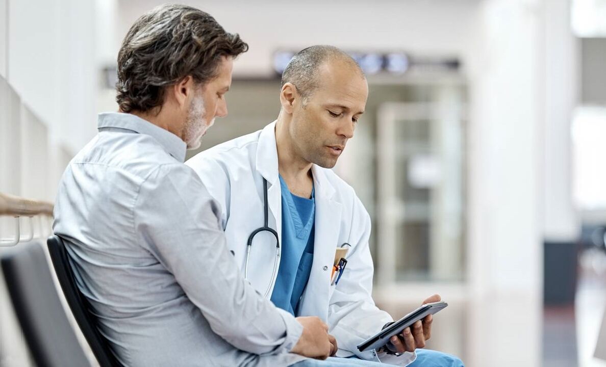 consultation with a physician for bacterial prostatitis